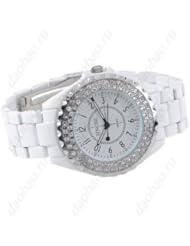 Quartz Watch Wrist Analog with Rhinestones for Lady Woman