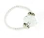 Crystal Clear Single Band Solitaire Crystal Ring