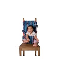 Totseat Highchair - Blue Stripes