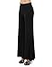 Thanth Womens Womens Chic Palazzo Lounge Wild Pant Black XX-Large
