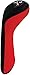 Stealth Club Covers 39040 Fairway Wood 3 Golf Club Head Cover, Red/Black