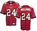 Tampa Bay Buccaneers Carnell Williams Premier Adult Team Color Jersey, Size= Large