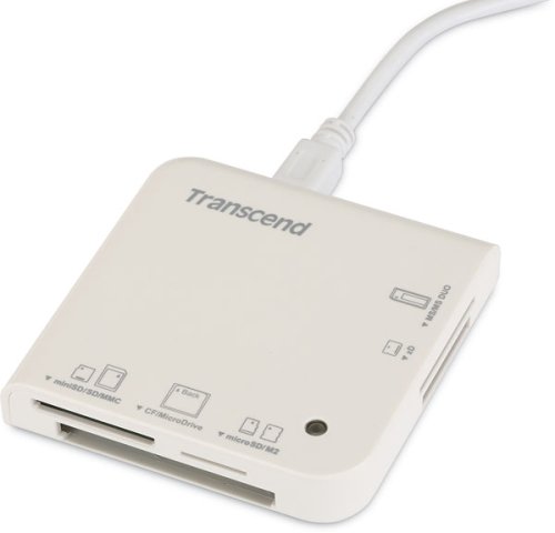 Childrens Toyshop  Electronics : Transcend Multi-Card Reader M5 - Card reader ( CF I, CF II, MS, MS PRO, Microdrive, MMC, SD, MS Duo, xD, MS PRO Duo, miniSD, RS-MMC, TransFlash, MMCmobile, microSD, MMCplus, SDHC, miniSDHC, MS Micro, microSDHC ) - Hi-Speed USB