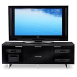 BDI Avion Series 8527 / 8537 65-wide lowboy audio/video cabinet Black