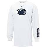 Nike Penn State Nittany Lions White Classic Logo Long Sleeve T-shirt