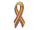 Pin: Rainbow Ribbon (vertikal) 19 mm