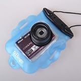 Neewer Blue Underwater Camera Waterproof Dry Case Jacket Lens Diving wp08 For Medium-sized Cameras