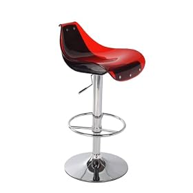 Global Furniture 250BS-R BL Bar Stool, Red and Black by Global Furniture USA