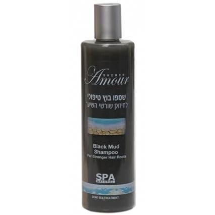 New Dead Sea DeadSea Natural Treatment, Black Mud Shampoo Stronger hair Roots