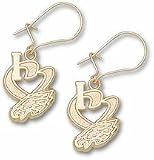 Philadelphia Eagles 1/2 I Heart Logo Dangle Earrings - 10KT Gold Jewelry