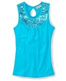BCX Girls Charmeuse Square Neck Top