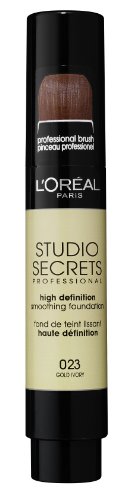 L'Or&eacute;al Paris Studio Secrets Foundation-Pinsel, 023 Gold Ivory, 17 ml