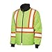 Hi-Vis Revrsbl Jacket, Class 2, Flo Grn, 2X
