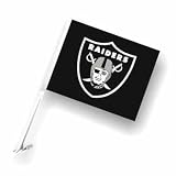 Oakland Raiders - 2-Sided Car Flags Case Pack 6