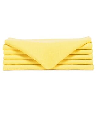 Yellow Muslin Squares - 6pk