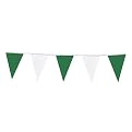 Pennant Streamers - Green/ White