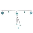 Zircon Blue Precious Gem Flower Belly Chain