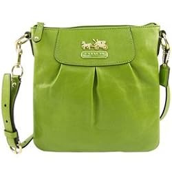Coach Madison Leather Crossbody Messenger Bag Swing Pack 41980 Grass