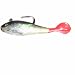 1 Gummifisch Shad montiert Weißfisch 40g