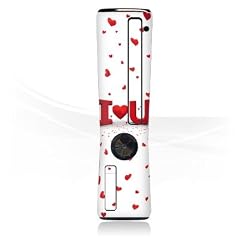 Design Skins f�r Microsoft Xbox 360 Slim Faceplate - I love you Design Folie