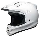 SHOEI VFX-DT VFXDT SOLID WHITE SIZE:MED MOTORCYCLE Off-Road-Helmet