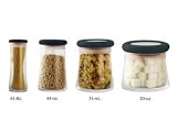 Grant Howard Associates Black Cone-Shaped Canister Set 4-pc.