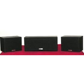 Buy Kenwood CRS-159 Home 3 Piece Satellite and Center Channel Speaker System 100W each (MADE IN... now!