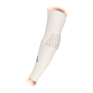 Buy McDavid Hex Power Shooter Arm Sleeve White