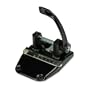 Master 40-Sheet 2-Hole Punch with Lever Handle, Black (MAT3275B)