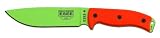 ESEE 6P-VG Venom Green Knife With Orange G-10 Handle w/ Black Sheath