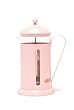 LaCafetiere Rainbow 8 Cup Coffee Press, Pastel Pink