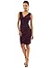 PattyBoutik Women's V Neck Faux Wrap Ruched Day Night Dress