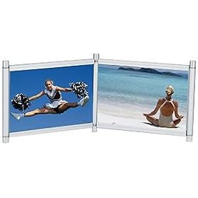 LUMA gatefold silver swivel hinged duo - 4x6
