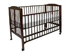 Dream On Me Full Size Folding Crib - Cherry