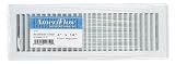 American Metal #413W4X14-R 4x14 White Floor Register