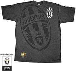 FC Football Club Soccer Juventus Juve Italia Italy Gray T-shirt Tee