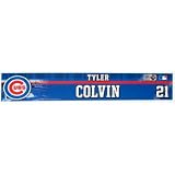 Tyler Colvin Nameplate - Chicago Cubs 2011 Game Used #21 Locker Room Nameplate (MLB Auth)