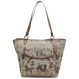 Coach Horse & Carriage Leah Large Tote Bag 14856
