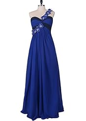 Fitted One Shoulder Bridesmaid Dress  with a Brush/Sweep Train 