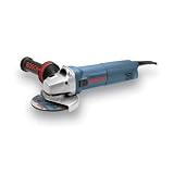Amp, 11000 RPM 5" Angle Grinder With Variable Speed Dial And Lock-On/Lock-Off Switch