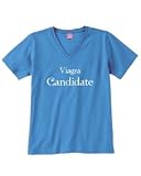Viagra Candidate on Womens V-Neck T-Shirt (in 21 colors)