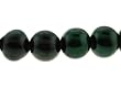 Dark Green Fresh Water Pearl Single Strand 16 inch Necklace (approx 6mm)