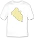 T-shirt with Africa, map, Liberia, outline, area, geograpy, region, land