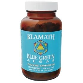 Blue Green Algae (500mg) 130 vcaps by Klamath