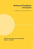 Wolfgang Hildesheimer und England : zur Topologie eines literarischen Transfers