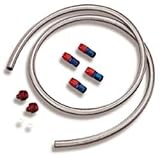 Holley Performance Fuel Line Plumbing KitFuel Line Hose & Fitting 2 Port Regulator Type-6AN Fitting