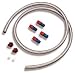 Holley Performance Fuel Line Plumbing KitFuel Line Hose & Fitting 2 Port Regulator Type-6AN Fitting
