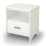 South Shore 3650-062 Tiara Night Stand Kids Nightstand, Pure