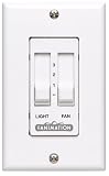Fanimation C2WH 3-Wire 3-Speed Fan & Light Dimming Wall