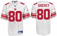 Jeremy Shockey New York Giants Replica White Jersey with #80 from Reebok